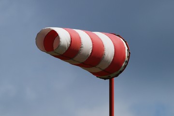 Close-up of windsock