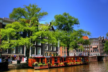 Rolgordijnen Amsterdam, Nederland) © XtravaganT