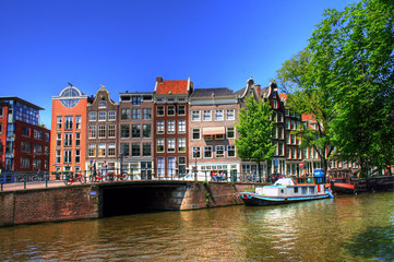 Fototapeta na wymiar Amsterdam (Holandia)