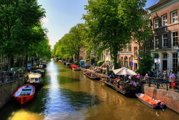 Fototapete Rund Amsterdam, Niederlande) © XtravaganT