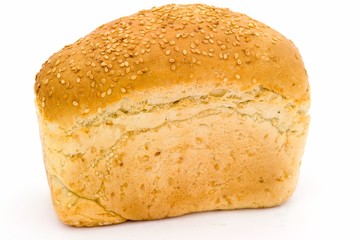 white bread with sesame