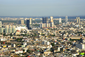 Thailand Bangkok city sky view