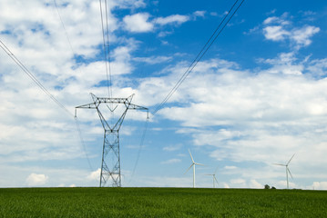 haute tension et &eacute;oliennes