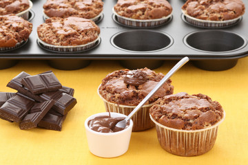 chocolate muffins