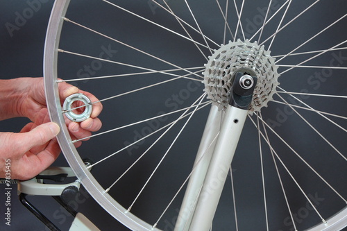 "Fahrrad,Felge Zentrieren" Stockfotos und lizenzfreie
