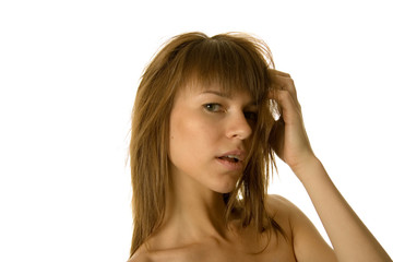 Naklejka premium Happy woman