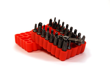 set of metallic tools