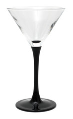 Empty martini glass