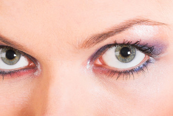 Obraz premium The girl with green eyes