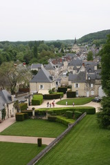 Fototapeta na wymiar Wieś Rigny-Usse (Indre-et-Loire, Region Centrum)