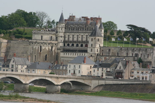 Amboise et son ch&acirc;teau (Indre-et-Loire, R&eacute;gion Centre)