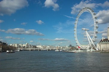 London Eye - obrazy, fototapety, plakaty