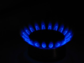 blue flame  gas 