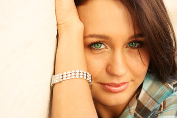 green eyes