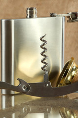 metal flask