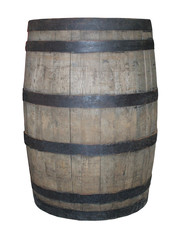 A Traditional Wooden Beer Barrel.