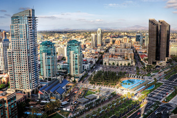 Obraz premium Downtown San Diego HDR