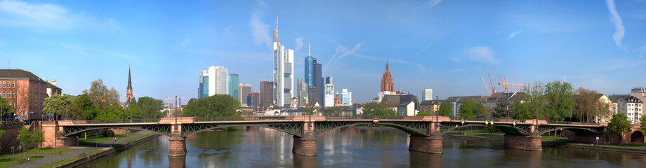Panorama von Frankfurt