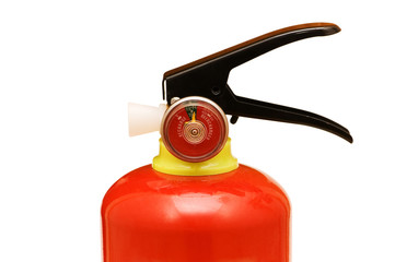 Fire extinguisher isolated on the white background
