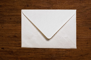 White envelope.