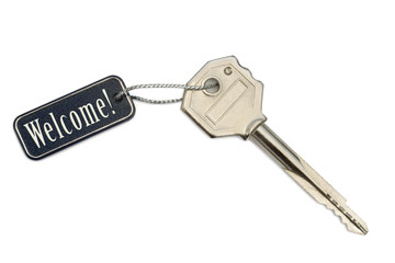 Key with label Welcome