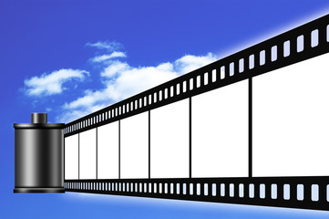Filmrolle f&uuml;r Presetation von Fotos