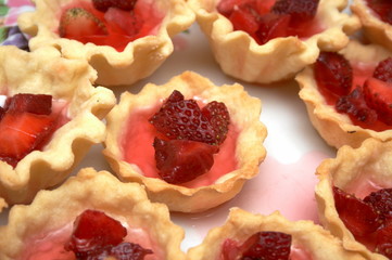 strawberry pastry