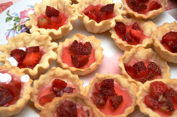 strawberry pastry