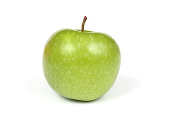 Green apple, isolated