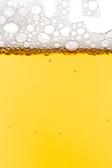 Beer shot close up..space for ads