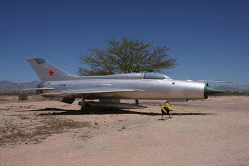 Fototapeta na wymiar Desert Aircraft