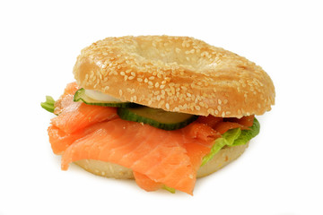 Belegtes Bagel