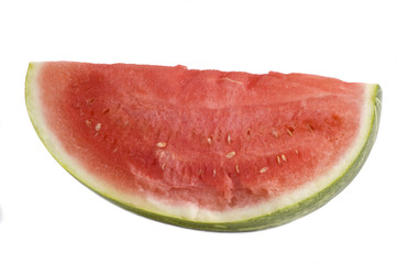 quarter Watermelon isolated