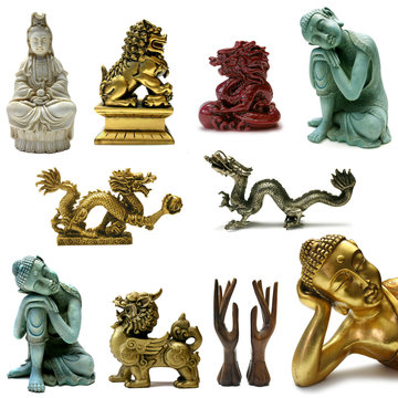 Feng Shui Objects Sampler with clipping paths