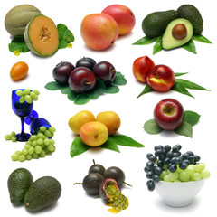 Fruit Sampler with clipping paths