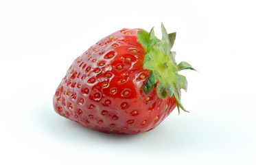 Isolated strawberry
