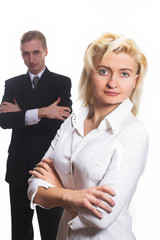 Portrait of a young and beautiful  businesswoman