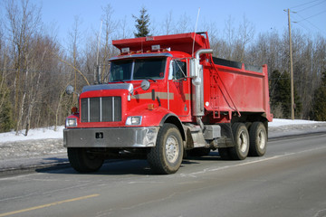 Dump truck at work © Andrew Breeden