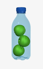 apples in bottle