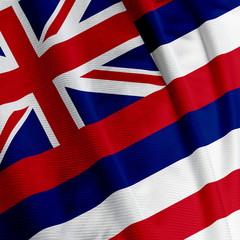 Hawaii Flag Closeup