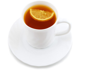 cuo of tea whith lemon