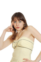 Obraz premium Thoughtful young girl