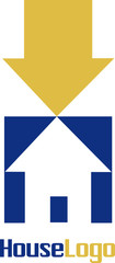 focus on house logo