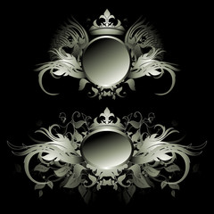 Ornate  shields