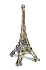 Fototapeta na wymiar Wieża Eiffla pamiątka rysunek, sławny francuski punkt orientacyjny