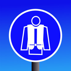 life jackets sign