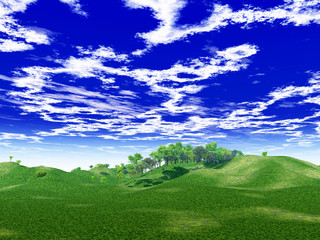 Green hills