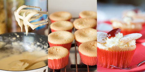 Baking a cake