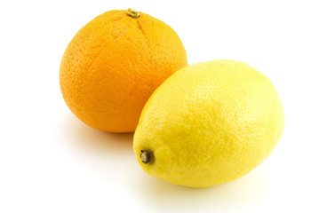 lemon and orange