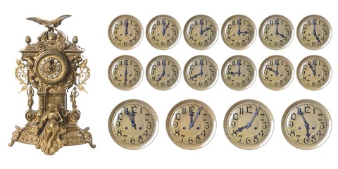 Old antique clock